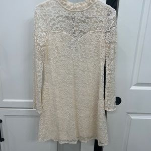 Ivory lace dress